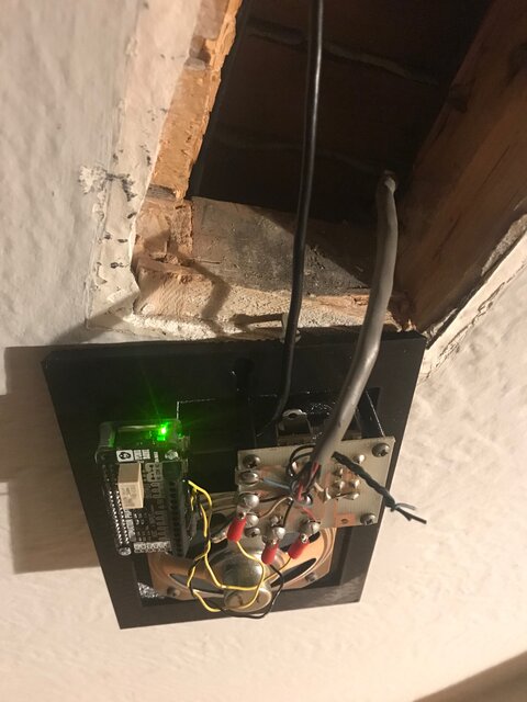 Fully mounted Pi getting installed as the first full prototype