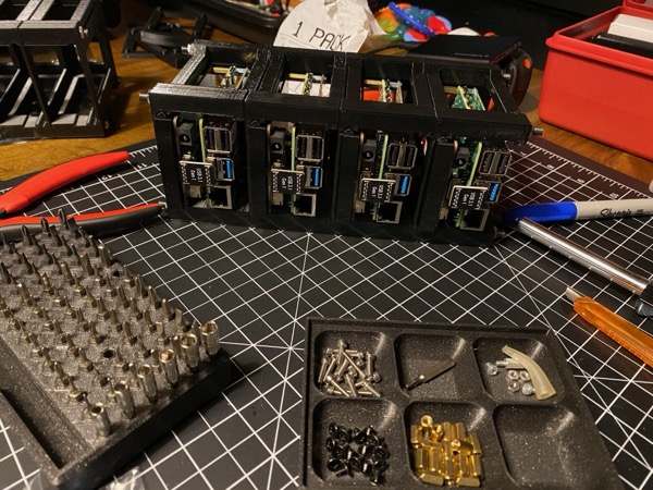 Assembling the Raspberry Pi rack mount